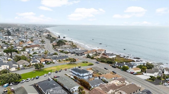 31 N 3rd St, Cayucos, CA 93430 - aerial perspective of suburban area featuring waterfront with a beach