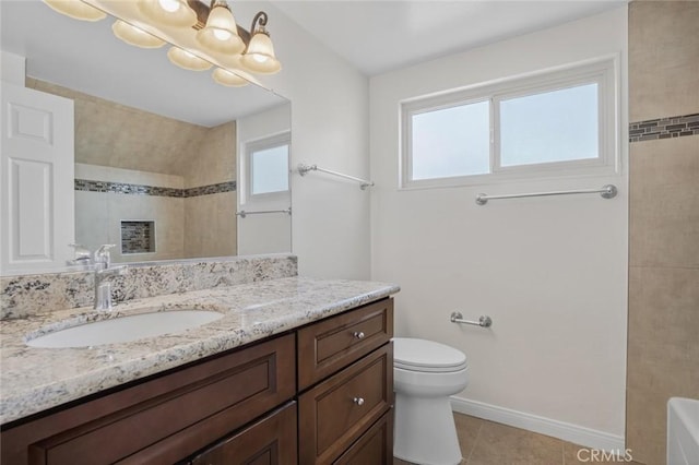14652 Devonshire Ave, Tustin, CA 92780 - full bath with vanity, tile patterned floors, a shower, and a bath