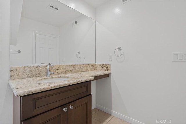 14652 Devonshire Ave, Tustin, CA 92780 - bathroom featuring vanity and tile patterned floors