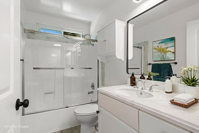 190 Avenida Descanso Unit I, Oceanside, CA 92057 - full bath with vanity and shower / bath combination with glass door