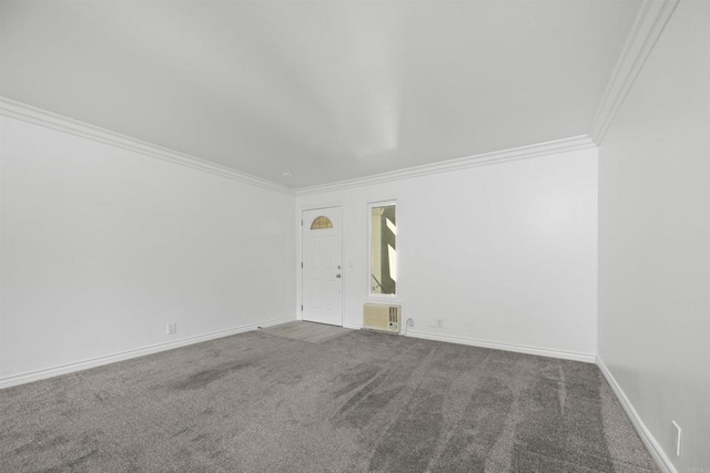 190 Avenida Descanso Unit I, Oceanside, CA 92057 - unfurnished room with ornamental molding and carpet floors