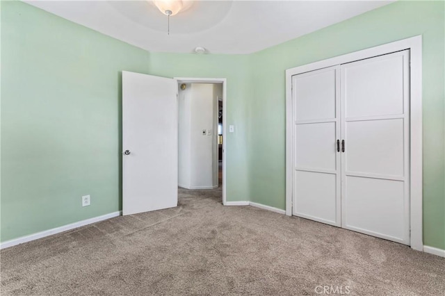 4136 Eileen St, Riverside, CA 92504 - unfurnished bedroom featuring carpet flooring, a closet, and ceiling fan