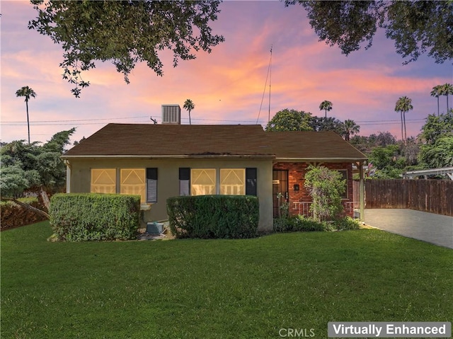4136 Eileen St, Riverside, CA 92504 - view of front of property featuring stucco siding and concrete driveway