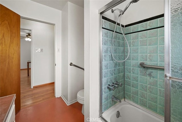 1756 6th St, Los Osos, CA 93402 - full bathroom with bathtub / shower combination, a ceiling fan, and vanity