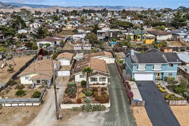 1756 6th St, Los Osos, CA 93402 - aerial view of residential area featuring a mountainous background