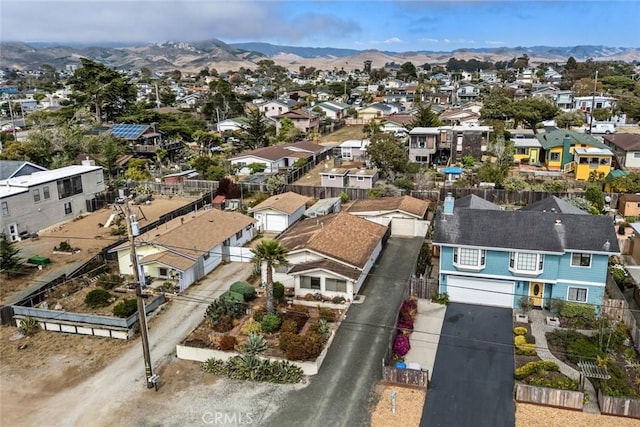 1756 6th St, Los Osos, CA 93402 - aerial perspective of suburban area featuring a mountainous background