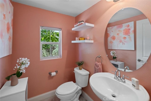 9359 Ranada Cir, Atascadero, CA 93422 - half bathroom with a sink and toilet