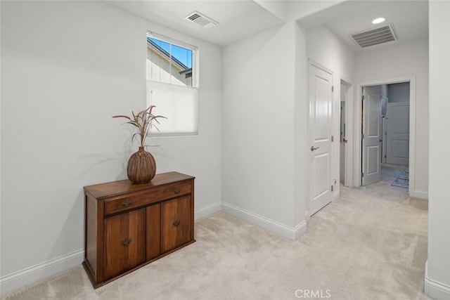 9359 Ranada Cir, Atascadero, CA 93422 - hall featuring baseboards and light carpet
