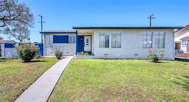 835 E 222nd St, Carson, CA 90745 - view of front of house with a front lawn and stucco siding