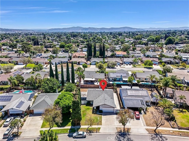 1407 Opal St, Corona, CA 92882 - aerial perspective of suburban area featuring mountains