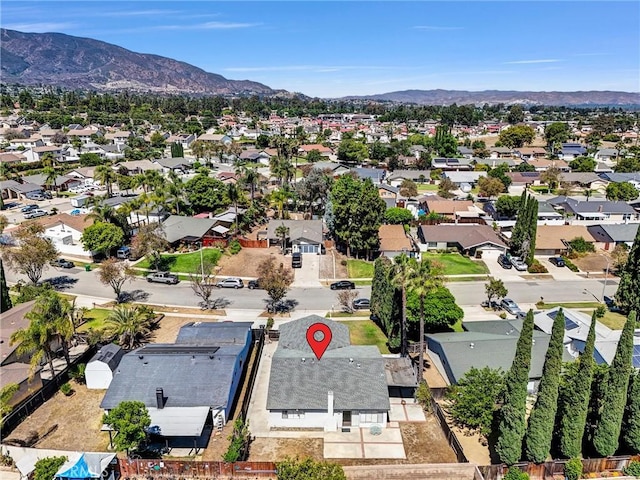 1407 Opal St, Corona, CA 92882 - aerial perspective of suburban area with a mountain backdrop