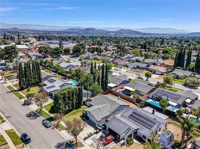 1407 Opal St, Corona, CA 92882 - aerial view of residential area with mountains