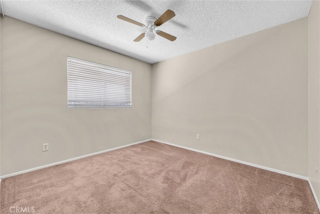 1407 Opal St, Corona, CA 92882 - carpeted spare room featuring a ceiling fan and a textured ceiling