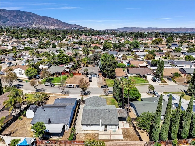 1407 Opal St, Corona, CA 92882 - aerial view of residential area featuring mountains