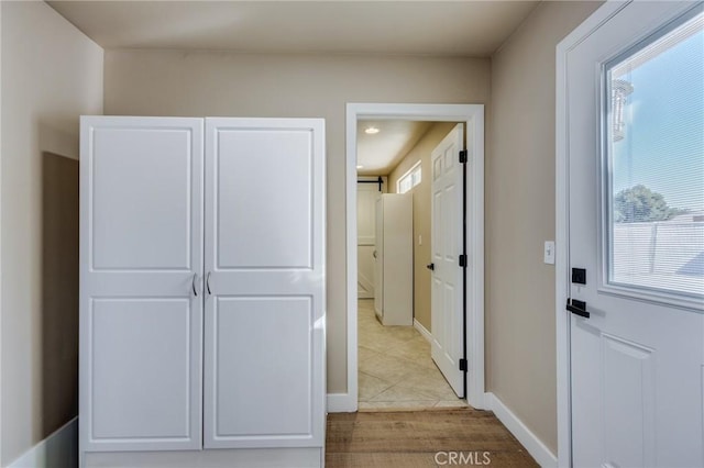 7434 Paisley Ave, Hesperia, CA 92345 - hall featuring plenty of natural light, recessed lighting, and light wood-style flooring