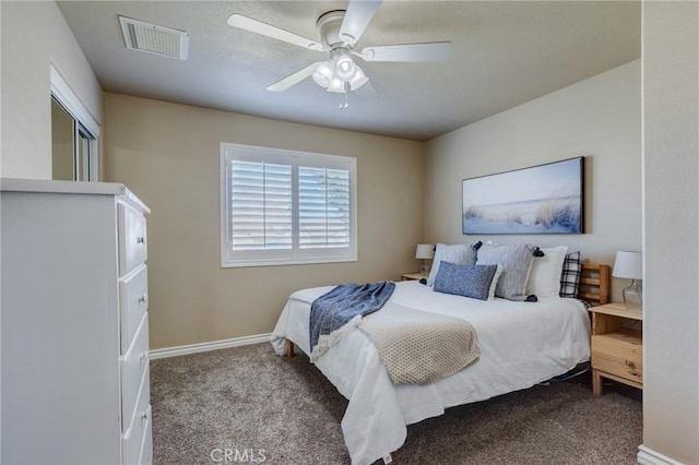 7434 Paisley Ave, Hesperia, CA 92345 - carpeted bedroom featuring a ceiling fan and baseboards