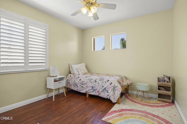 7748 Paso Robles St, Ventura, CA 93004 - bedroom featuring wood finished floors and a ceiling fan