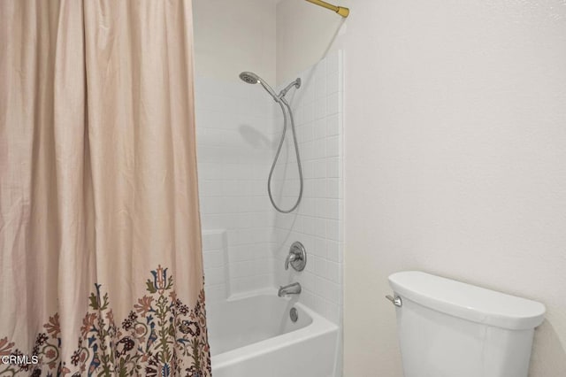 7748 Paso Robles St, Ventura, CA 93004 - full bath featuring shower / bathtub combination with curtain and toilet