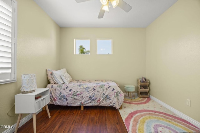 7748 Paso Robles St, Ventura, CA 93004 - bedroom featuring wood finished floors and ceiling fan
