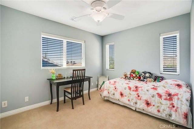 21460 Arapahoe Trl, Chatsworth, CA 91311 - bedroom with light colored carpet and baseboards