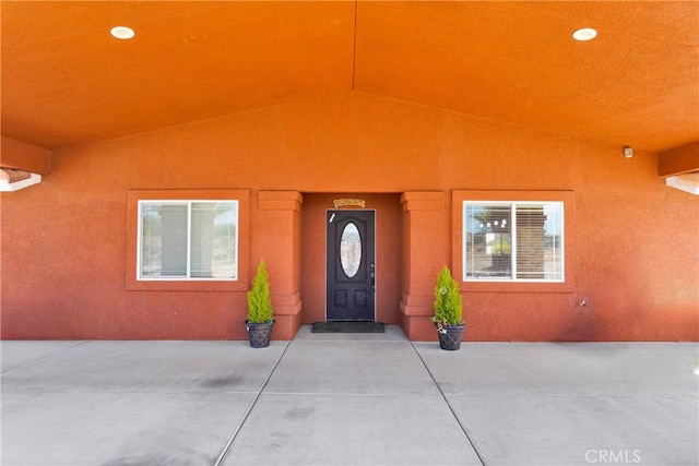 9512 Mesquite St, Phelan, CA 92371 - view of exterior entry with stucco siding
