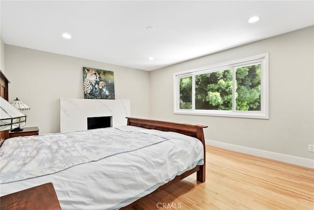 3420 Marna Ave, Long Beach, CA 90808 - bedroom with wood finished floors and recessed lighting