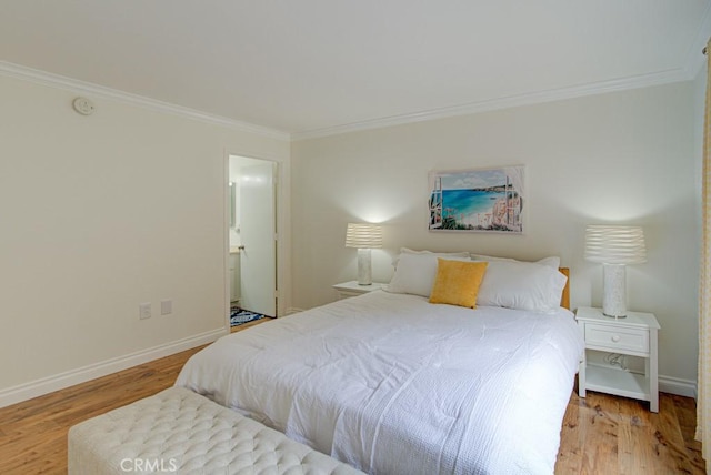 3130 Via Serena N Unit B, Laguna Woods, CA 92637 - bedroom with crown molding and wood finished floors
