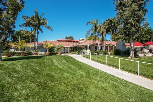 3130 Via Serena N Unit B, Laguna Woods, CA 92637 - view of yard with french doors