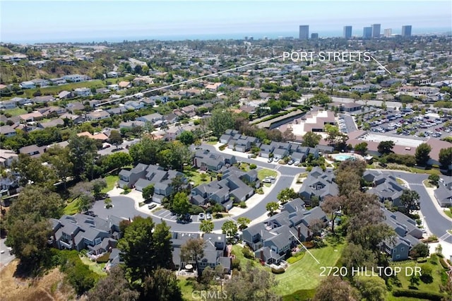 2720 Hilltop Dr Unit 58, Newport Beach, CA 92660 - aerial overview of property's location with nearby suburban area