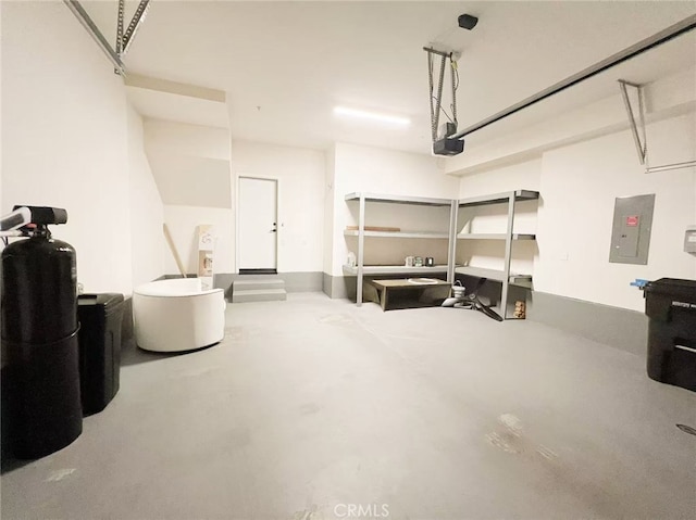 753 Site Dr, Brea, CA 92821 - garage with electric panel and a garage door opener