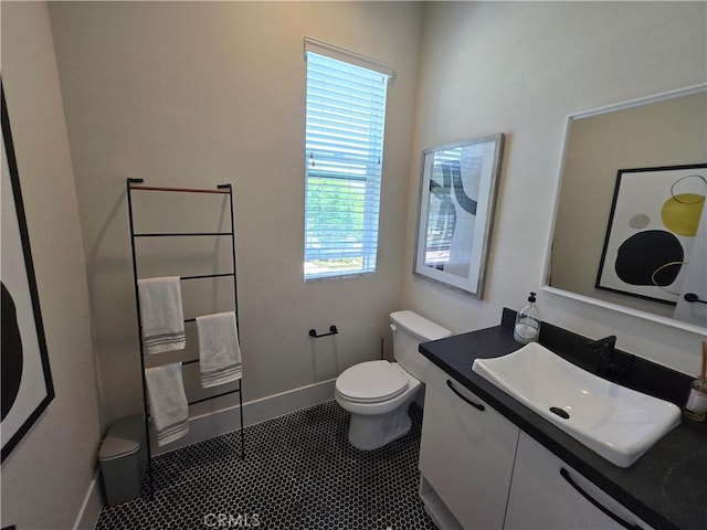 753 Site Dr, Brea, CA 92821 - bathroom with plenty of natural light, vanity, and tile patterned floors