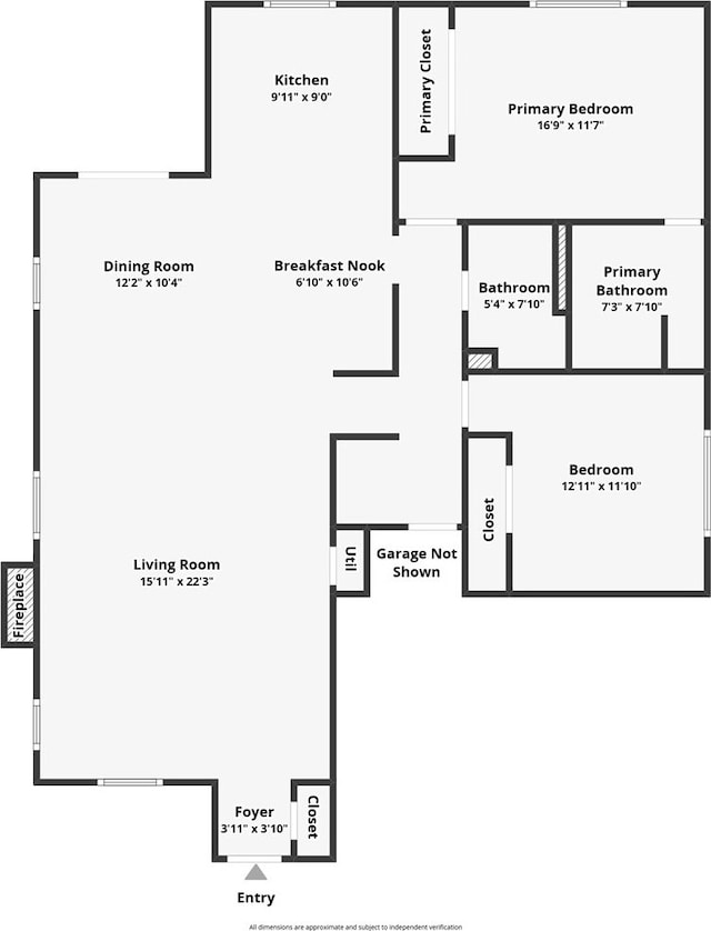 14811 Elizabeth Lake Rd, Lake Hughes, CA 93532 - view of room layout