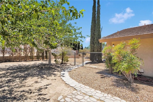 19428 Shasta Rd, Apple Valley, CA 92307 - view of yard featuring a gate