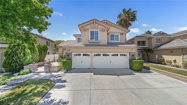 18223 Shannon Ridge Pl, Canyon Country, CA 91387 - traditional-style house featuring driveway, a garage, and stucco siding