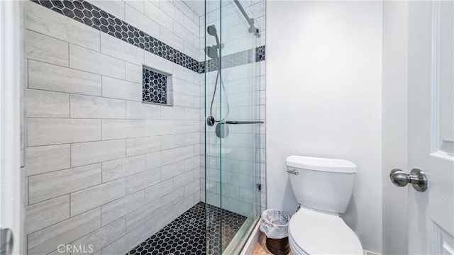 18223 Shannon Ridge Pl, Canyon Country, CA 91387 - full bathroom featuring toilet and a tile shower