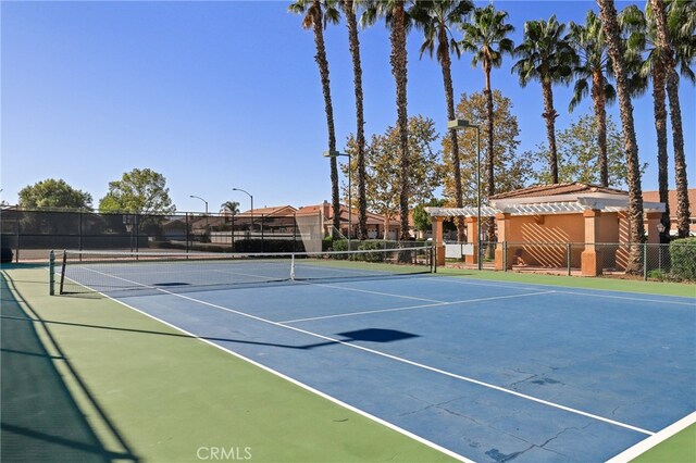 26853 Summer Sunshine Dr, Menifee, CA 92585 - view of tennis court featuring community basketball court