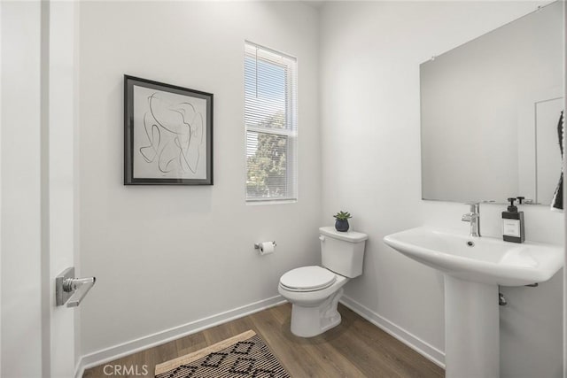 426 W Central Ave, Brea, CA 92821 - bathroom featuring baseboards and wood finished floors