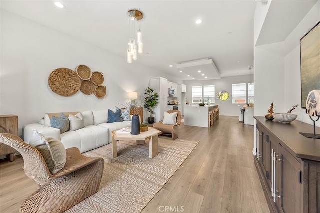 426 W Central Ave, Brea, CA 92821 - living area with recessed lighting and light wood-style floors