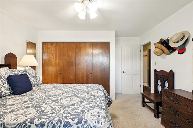 2997 June Ct, Merced, CA 95348 - bedroom featuring a closet and light colored carpet