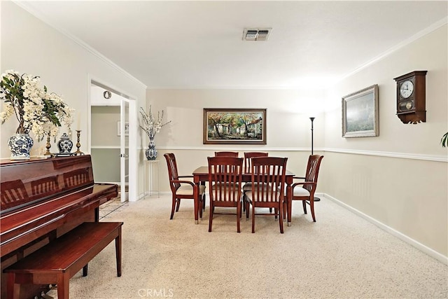 2997 June Ct, Merced, CA 95348 - dining room featuring crown molding and light colored carpet