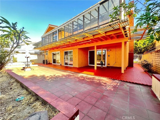 1602 Via Palermo, Montebello, CA 90640 - rear view of property featuring a patio area and stucco siding