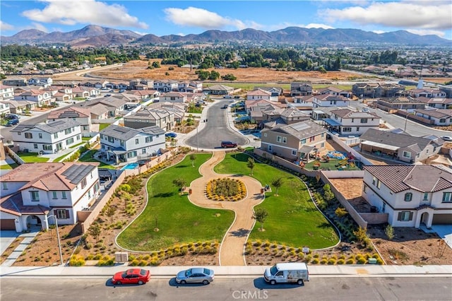 36300 Firelight Cir, Wildomar, CA 92595 - aerial perspective of suburban area featuring a mountainous background