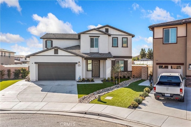 36300 Firelight Cir, Wildomar, CA 92595 - view of front of property featuring stucco siding, concrete driveway, and a garage