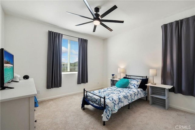 36300 Firelight Cir, Wildomar, CA 92595 - bedroom with light carpet and a ceiling fan