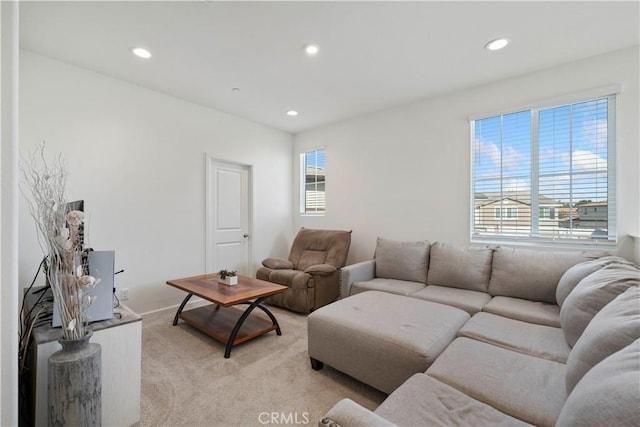 36300 Firelight Cir, Wildomar, CA 92595 - living room featuring light colored carpet and recessed lighting