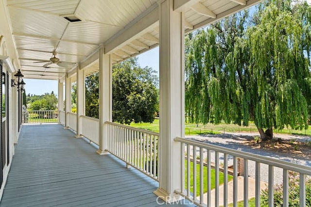 2915 Kennedy Ave Unit A & B, Chico, CA 95973 - porch with ceiling fan