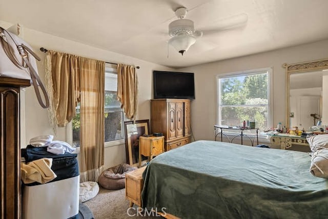 2915 Kennedy Ave Unit A & B, Chico, CA 95973 - bedroom with a ceiling fan