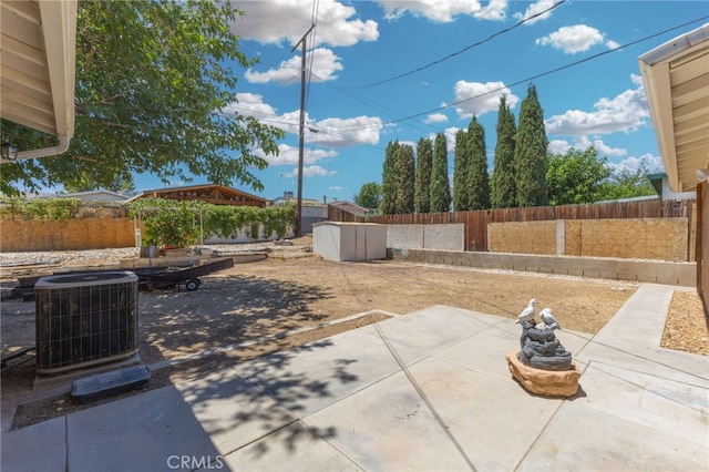 16257 Avalon Ave, Victorville, CA 92395 - fenced backyard with a patio