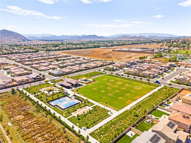 27108 Oncore Dr, Menifee, CA 92585 - aerial view of residential area featuring mountains
