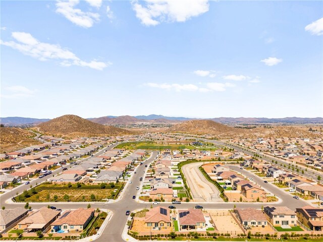 27108 Oncore Dr, Menifee, CA 92585 - aerial view of residential area with a mountainous background
